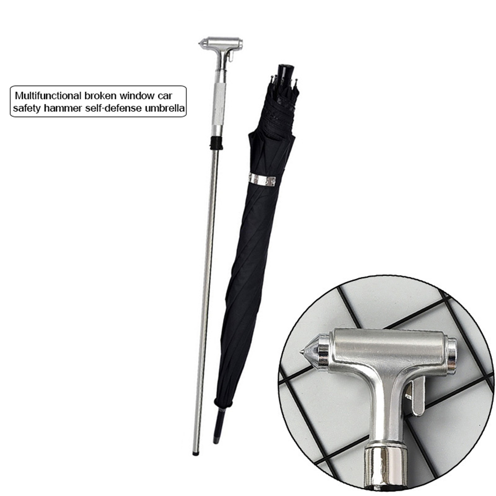 Golf Umbrella Large - Multifunctional Broken Window Car Safety Hammer