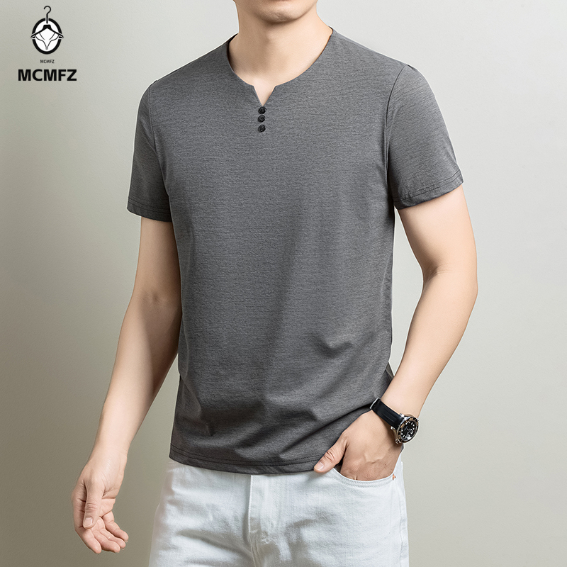 Mens Basic Henley T Shirt Comf - огляд і ціна Golf Tees