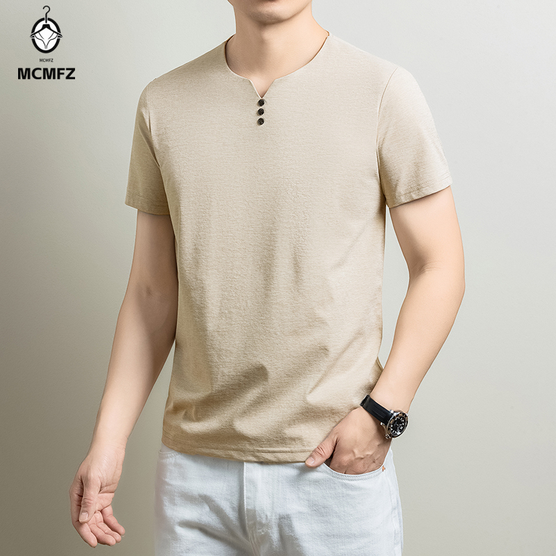 Mens Basic Henley T Shirt Comf - огляд і ціна Golf Tees