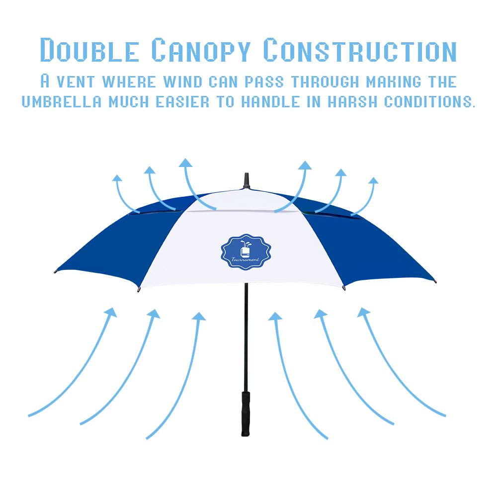 1pc Golf Umbrella, 60” Windpro - огляд і ціна Golf Umbrella Large